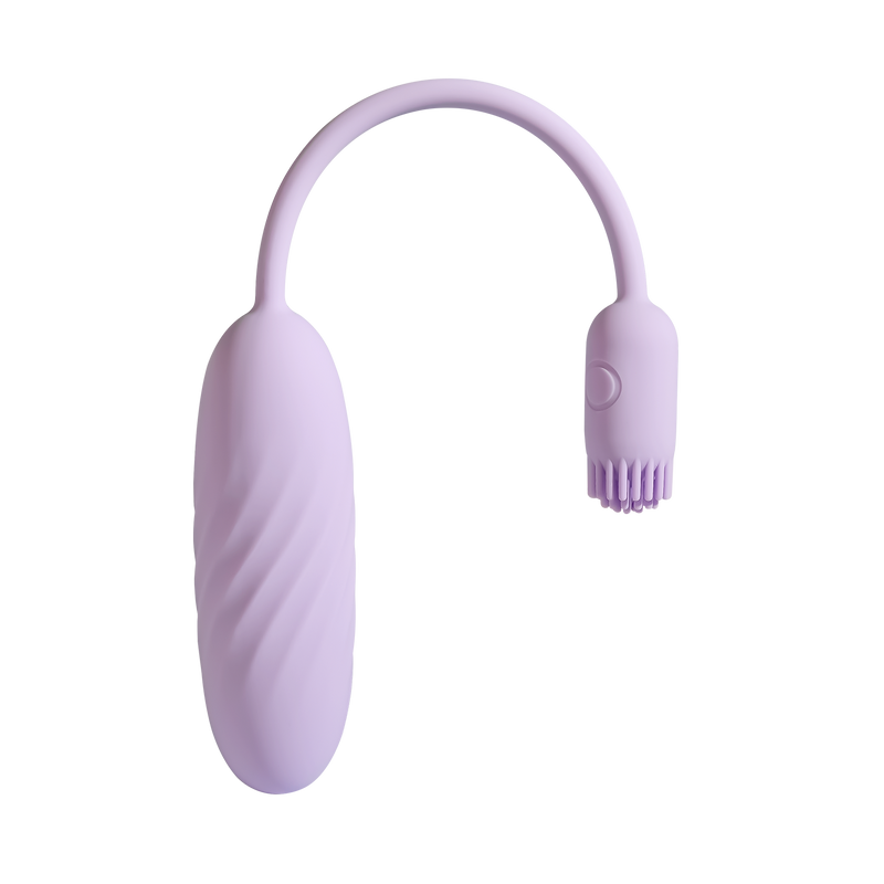 Svakom - Plume - Bullet Vibrator met Flexibel Clitoris Kwastje - Pastel Lilac-Erotiekvoordeel.nl