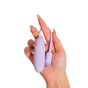 Svakom - Plume - Bullet Vibrator met Flexibel Clitoris Kwastje - Pastel Lilac-Erotiekvoordeel.nl