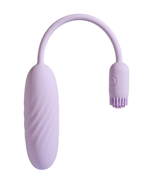 Svakom - Plume - Bullet Vibrator met Flexibel Clitoris Kwastje - Pastel Lilac-Erotiekvoordeel.nl