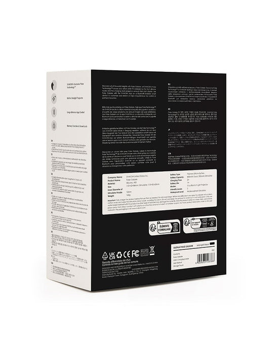 Svakom - Pulse Galaxie - Luchtdruk vibrator - Zwart-Laced-up.nl