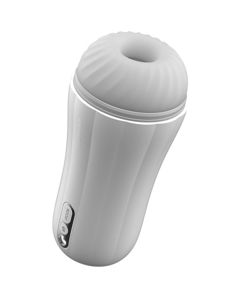 Svakom - Robin - Masturbator - Met LED display En Boost Stand - Wit-Laced-up.nl