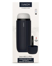 Svakom - Sam Neo Pro Connexion Series - Interactieve Masturbator - Met Verwarmingsfunctie - Blauw-Erotiekvoordeel.nl