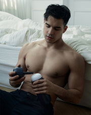 Svakom - Sam Neo Pro Connexion Series - Interactieve Masturbator - Met Verwarmingsfunctie - Blauw-Erotiekvoordeel.nl