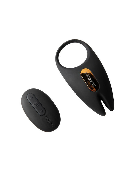 Svakom - Winni 2 - Vibrerende Cockring Met Afstandsbediening - Zwart-Laced-up.nl