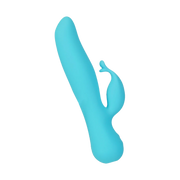 Swan - Kissing - Dual Action Rabbit Vibrator - Turquoise-Erotiekvoordeel.nl
