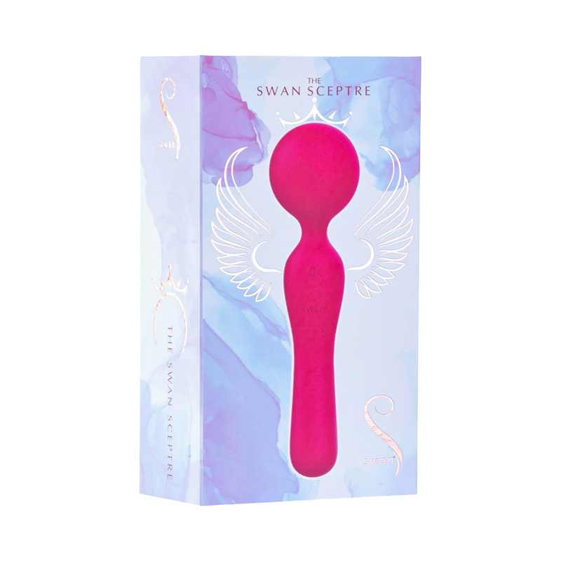 Swan - Sceptre - Dubbelzijdige Wand Vibrator - Roze-Erotiekvoordeel.nl