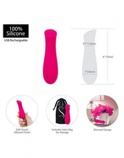 Swan - The Mini Swan Rose - Vibrador para clítoris - Roze-Laced-up.nl