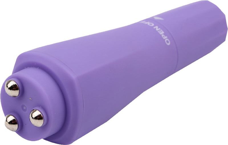 Sweet Breeze - Quadruple Sweet - Pocket Rocket Mini Vibrator - Vier Opzetstukjes - Lila-laced-up.nl