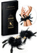 Sweet Caress - Luxe Metalen Handboeien Met Veertjes - Zwart-Laced-up.nl