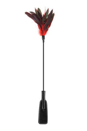 Sweet Caress - Peitsche und Streichelfeder in einem - Rot - Laced-up.nl