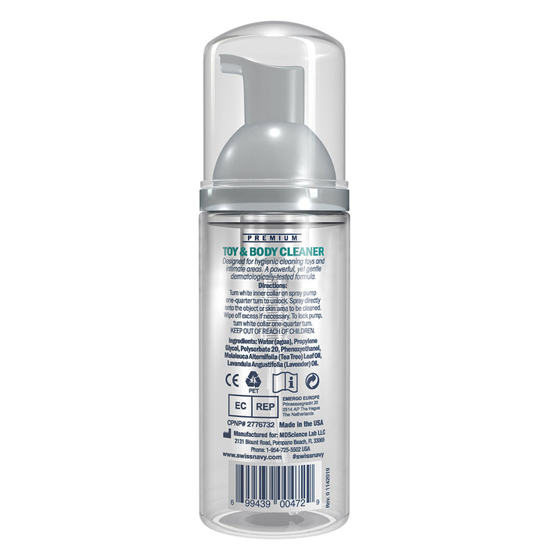 Swiss Navy - Toy & Body Cleaner - Schuim-Erotiekvoordeel.nl