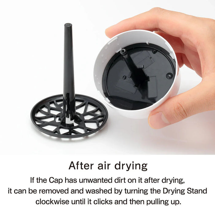 Tenga - Aero Cobalt Ring - Masturbator - Inclusief Droog Standaard - Wit-Erotiekvoordeel.nl