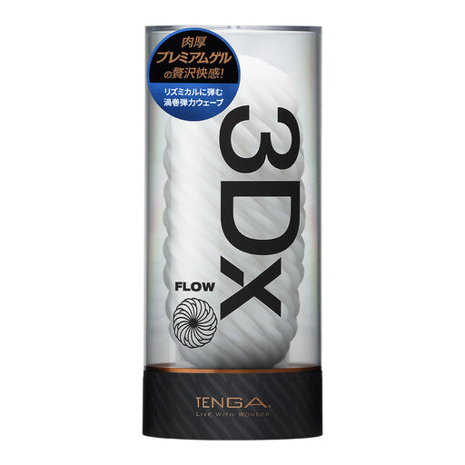 Tenga - Masturbateur 3Dx FLOW - Réutilisable - Laced-up.nl