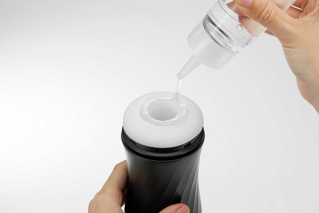 Tenga - Air-Tech Twist Masturbator - Ripple - Blauw/Zwart-Laced-up.nl