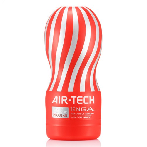 Tenga - Air-Tech Vacuum Cup Masturbator - Regular - Rood/Zilver-Laced-up.nl