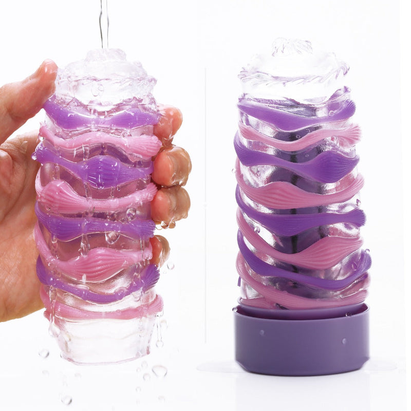 Tenga - Arte Drape Masturbator - Purple/Lilac-Laced-up.nl