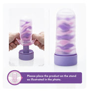 Tenga - Arte Drape Masturbator - Purple/Lilac-Laced-up.nl