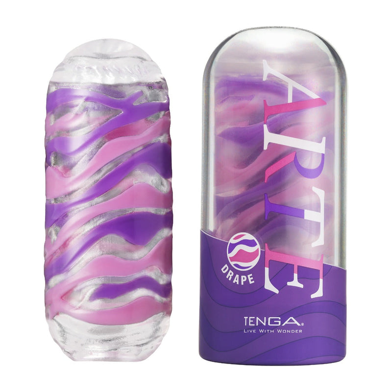 Tenga - Arte Drape Masturbator - Purple/Lilac-Laced-up.nl