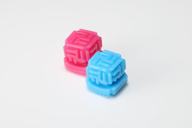 Tenga - Bobble Vacuum Cup Masturbator - Crazy Cubes - Transparant/Roze/Blauw-Laced-up.nl