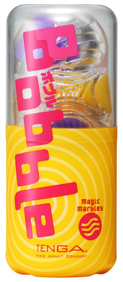 Tenga - Bobble Vacuum Cup Masturbator - Magic Marbles - Transparant/Paars/Geel-Laced-up.nl