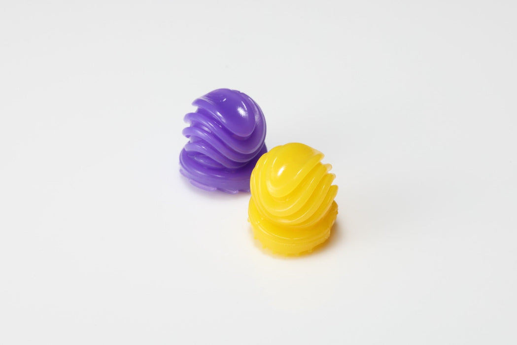 Tenga - Bobble Vacuum Cup Masturbator - Magic Marbles - Transparant/Paars/Geel-Laced-up.nl