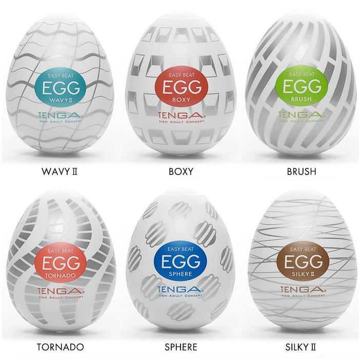 Tenga - EGG Variety Pack Easy Beat - Mini Masturbator - 6 stuks-Laced-up.nl