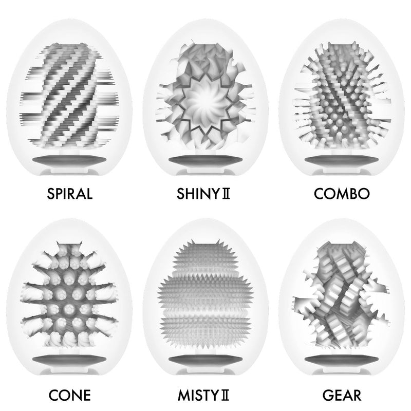 Tenga - Hard Boiled Eggs Cone - Variety Pack - Mini Masturbator - 6 stuks-laced-up.nl