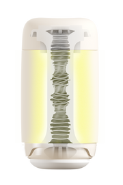 Tenga - Puffy Masturbator - Custard Yellow-Erotiekvoordeel.nl