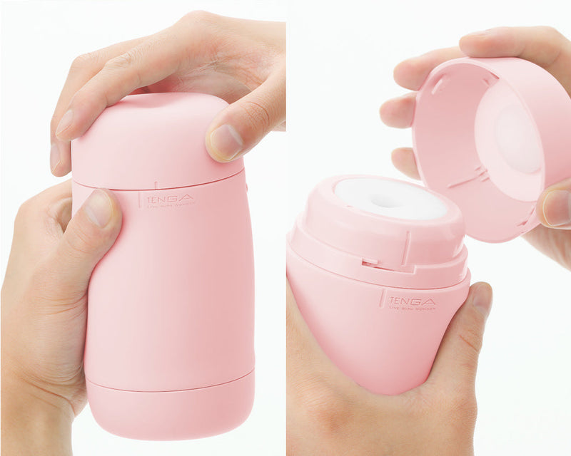 Tenga - Puffy Masturbator - Strawberry Pink - Laced-up.nl