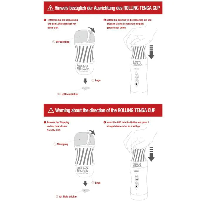 Tenga - Rolling Cup Gyro Roller Masturbator - Gentle-Laced-up.nl