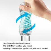 Tenga - Spinner 02 Hexa Masturbator - Transparent/Orange - Laced-up.nl