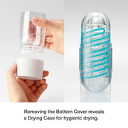 Tenga - Spinner 02 Hexa Masturbator - Transparent/Orange - Laced-up.nl
