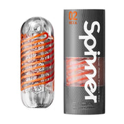 Tenga - Spinner 02 Hexa Masturbator - Transparent/Orange - Laced-up.nl