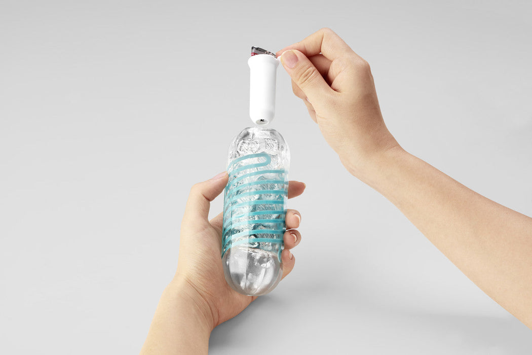 Tenga - Spinner 05 Beads Masturbator - Transparant/Oranje-Erotiekvoordeel.nl