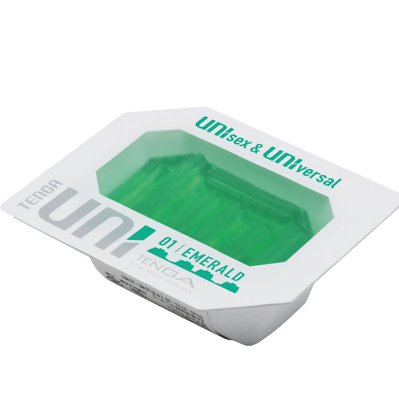Tenga - Uni 1 Emerald - Unisex Stroker Masturbator - Groen-Laced-up.nl