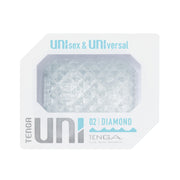 Tenga - Uni 2 Diamond - Unisex Stroker Masturbator - Transparant-Laced-up.nl
