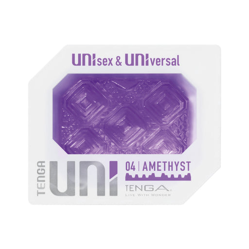 Tenga - Uni 4 Amethyst - Unisex Stroker Masturbator - Paars-Laced-up.nl