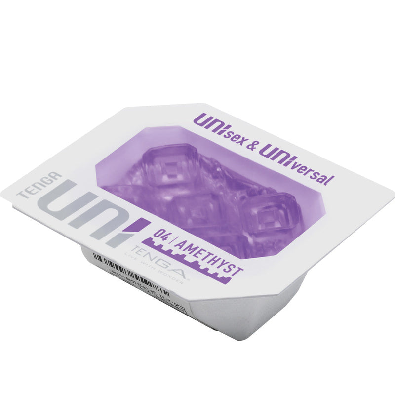 Tenga - Uni 4 Amethyst - Unisex Stroker Masturbator - Paars-Laced-up.nl