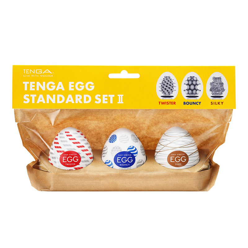 Tenga Variety Pack No. 2 - 3 Egg Masturbators - 3 Structuren - 3 Sensaties-Erotiekvoordeel.nl