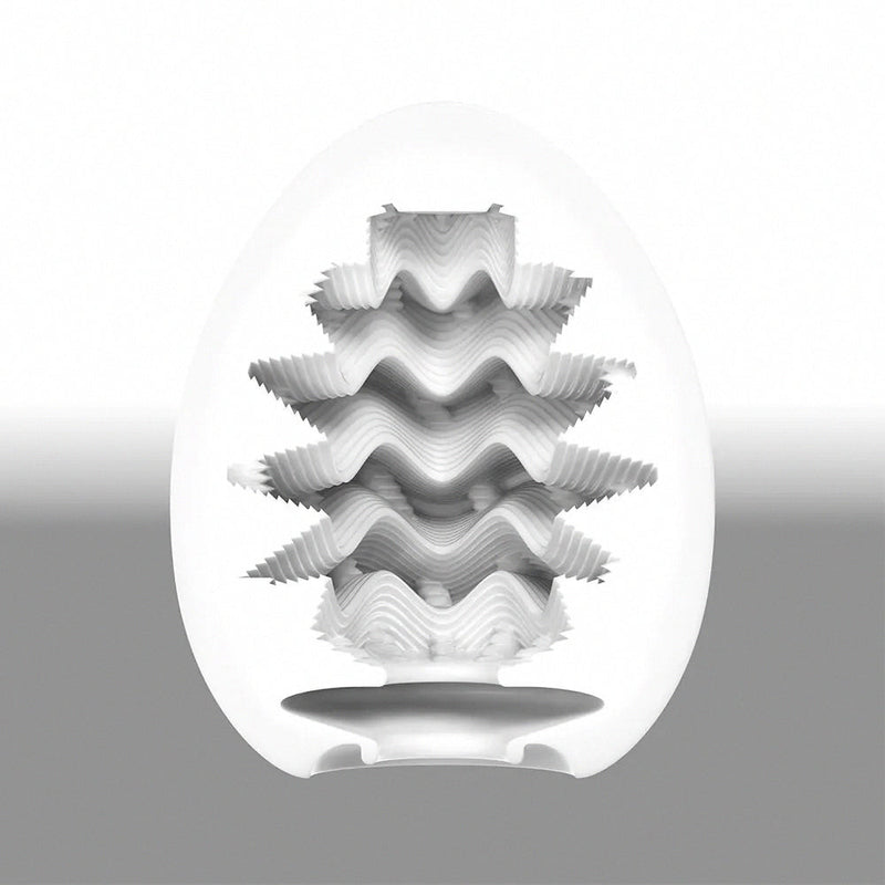 Tenga Wavy Eggs 6er-Pack - Masturbator-Set mit wellenförmigen Rippen - Laced-up.nl