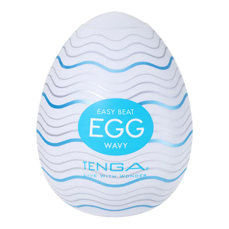 Tenga Wavy Eggs 6er-Pack - Masturbator-Set mit wellenförmigen Rillen - Laced-up.nl