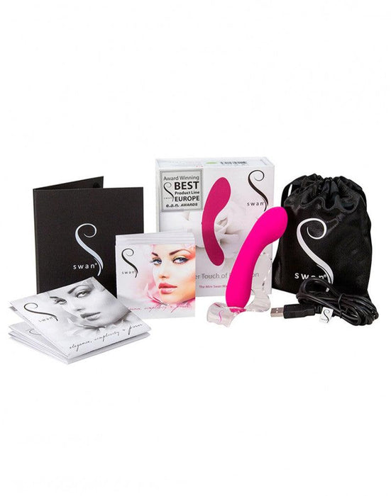 Swan - The Mini Swan Wand Vibrator - Roze-Laced-up.nl