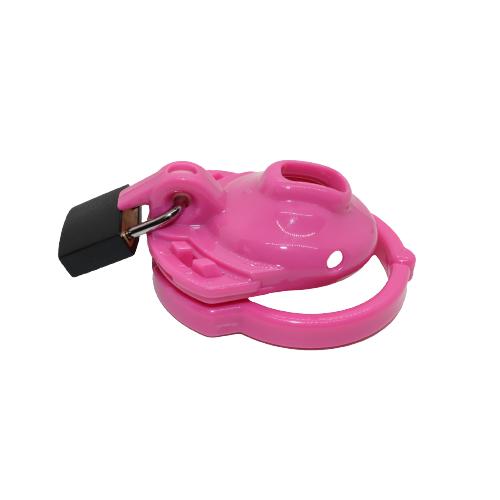 The Vice - Clitty - Kuisheidskooi - Peniskooi - Chastity Cage Voor Kleine Penis - Roze-Laced-up.nl