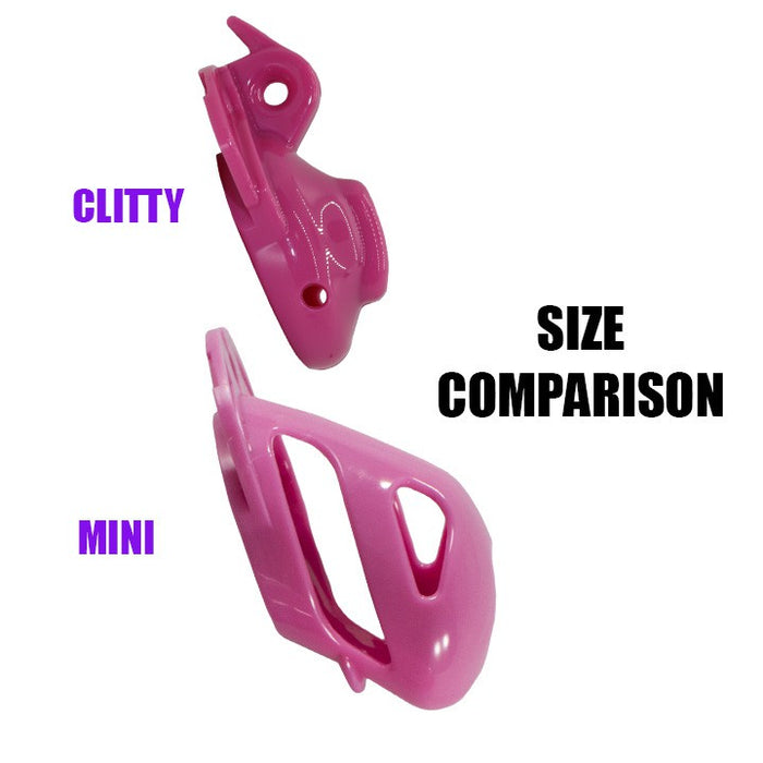 The Vice - Clitty - Kuisheidskooi - Peniskooi - Chastity Cage Voor Kleine Penis - Roze-Laced-up.nl