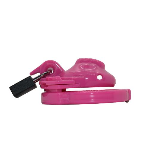 The Vice - Clitty - Kuisheidskooi - Peniskooi - Chastity Cage Voor Kleine Penis - Roze-Laced-up.nl