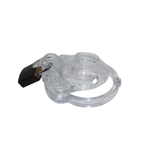 The Vice - Clitty - Kuisheidskooi - Peniskooi - Chastity Cage Voor Kleine Penis - Transparant-Laced-up.nl