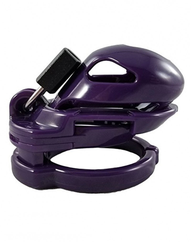 TieMeUp - Faux Leather Cuffs - Soft Fur Lining - Purple-Laced-up.nl