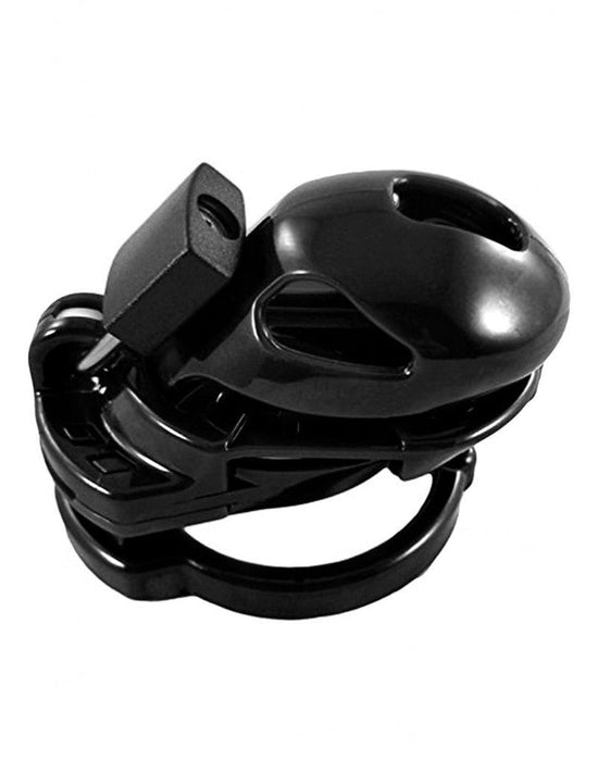 The Vice - Kuisheidskooi - Peniskooi - Chastity Cage - Zwart - Verkrijgbaar in Maten Mini Standaard en Plus-Laced-up.nl