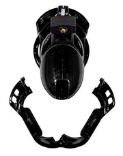 The Vice - Kuisheidskooi - Peniskooi - Chastity Cage - Zwart - Verkrijgbaar in Maten Mini Standaard en Plus-Laced-up.nl