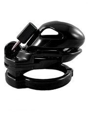 The Vice - Kuisheidskooi - Peniskooi - Chastity Cage - Zwart - Verkrijgbaar in Maten Mini Standaard en Plus-Laced-up.nl